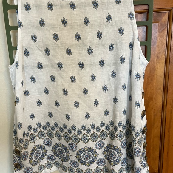 J Jill 100% linen sleeveless top - Picture 4 of 6